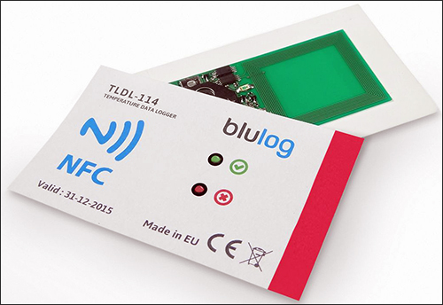 創(chuàng)業(yè)公司blulog推出可以用NFC讀取的記錄溫度標(biāo)簽
